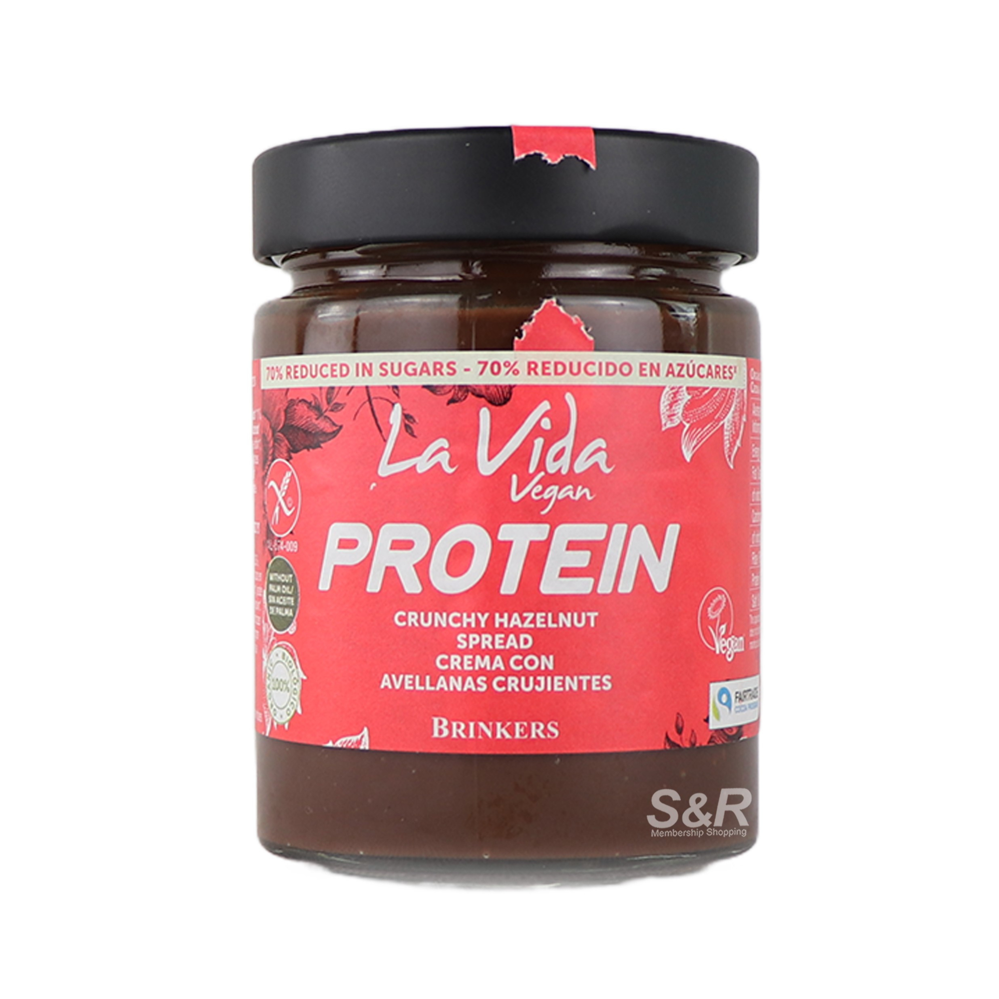 La Vida Vegan Protein Crunchy Hazelnut Spread 270g La Vida Vegan Protein Crunchy Hazelnut Spread 270g